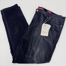 NWT Marina Rinaldi Black Velvet Slim Leg Pant...