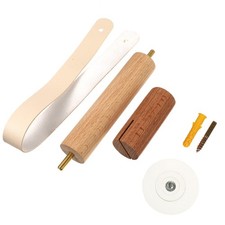 Bathroom Wall Mounted Toilet Paper Holder Wooden Towel Rack