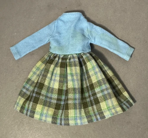 1965 Ideal Tammy Doll  Japanese Exclusive plaid dress Outfit VINTAGE