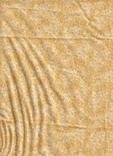 Petit morceau de tissu coton imprimé doré et bronzé L@@K