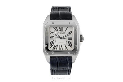 Cartier Santos 100 XL Stahl  Automatik Herrenuhr Ref. W20073X8 2656