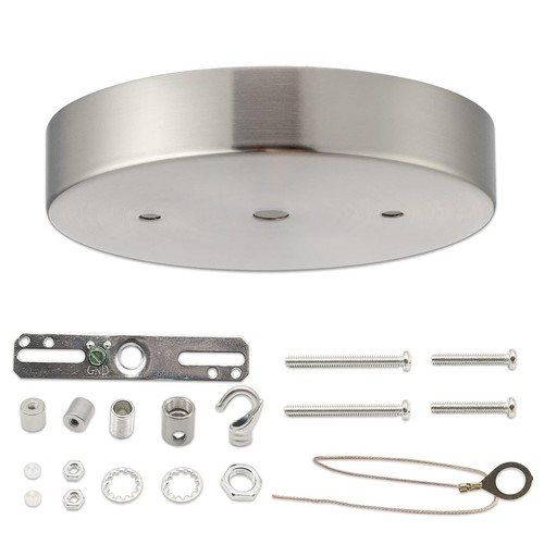 Canopy Kit for Chandelier, 5 1/8 Ceiling Lighting Modern Steel Canopy Kit Lig...