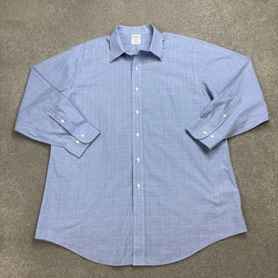 Chemise Brooks Brothers adulte X grand bleu régent sans fer classique... - Photo 1/4