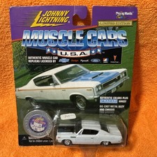 Johnny Lightning Muscle Car Usa 1970 Amc Rebel Machine White Lightning Chase