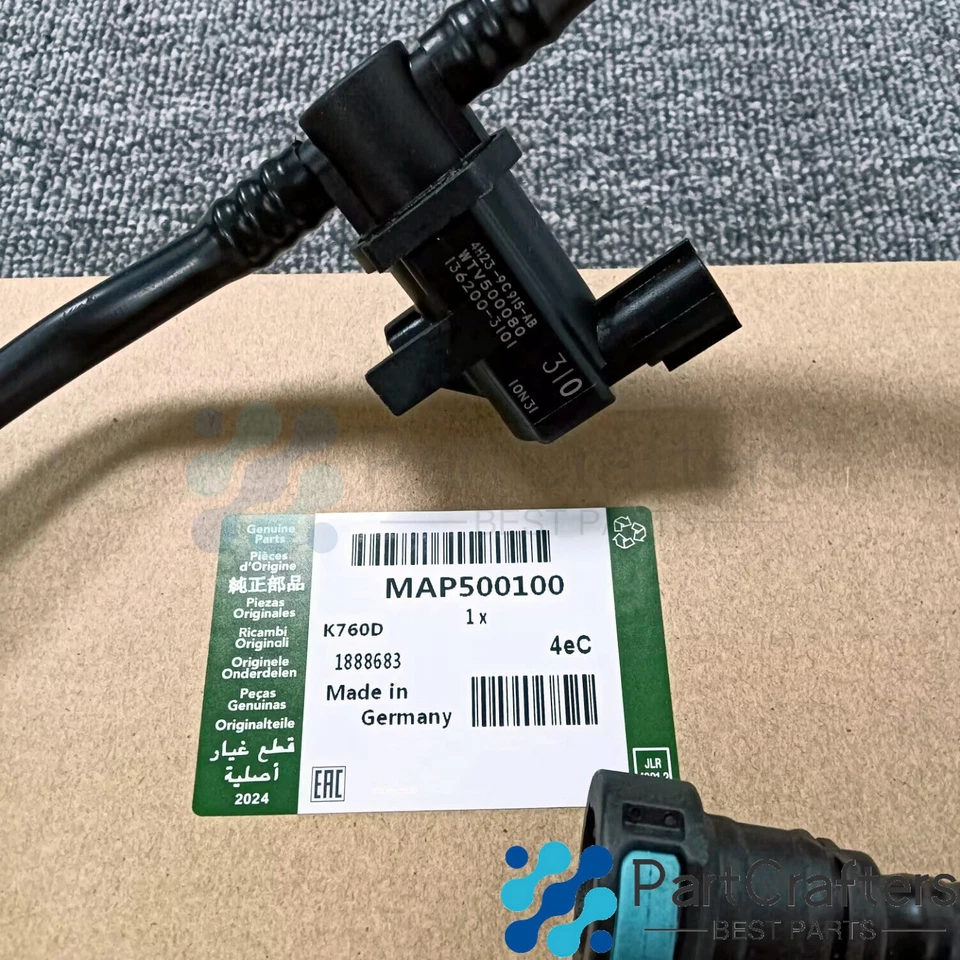 Vasilha de vapor original do fabricante 2006~09 válvula de purga Land Range Rover Sport LR3 V8 - Imagem 2 de 4