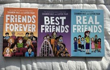 Friends Forever, Real friends, and best friends graphic novel book bundle