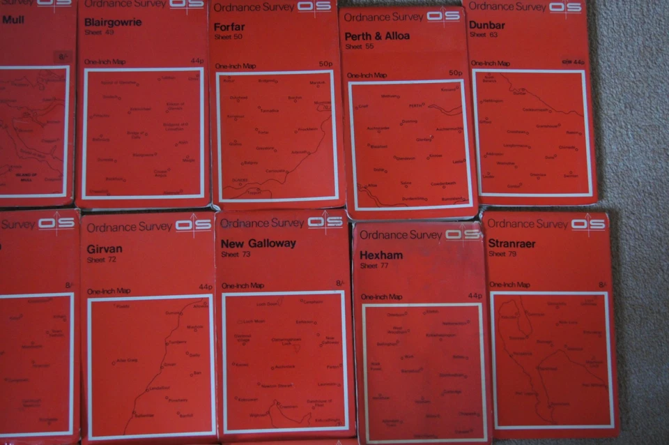 Vintage Ordnanace Survey OS One Inch and others maps - pay one postage price - Image 4 of 4