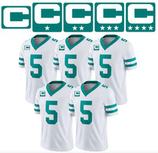 Teal Captain C Direct Thermal Transfer Iron On Football Patch Style
