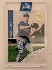 2020 Topps Archives Signature Series Shawn Green 2000 Topps Tek 1/1 Auto-Sealed.