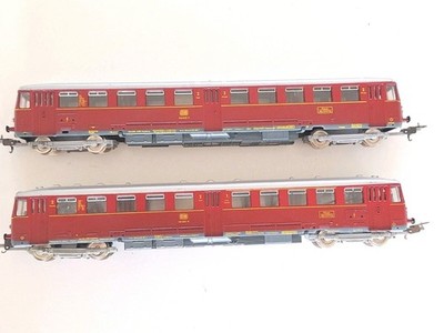 Lima 8037 & 9125 DB Railcar 2 Part Set. Excellent Operation.  Good Cosmetics. HO