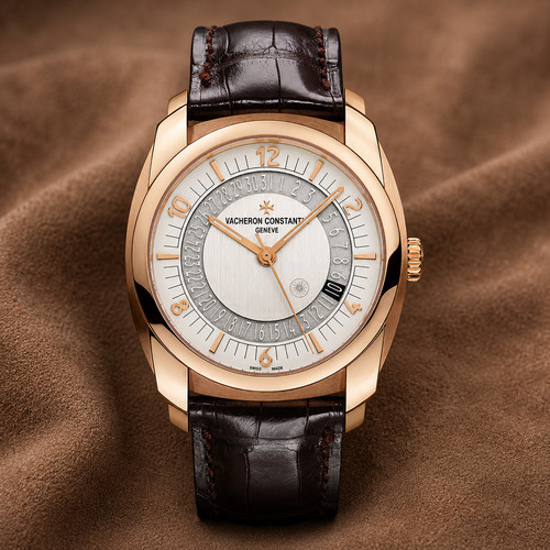 Vacheron Constantin Quai de l'Ile Rose Gold Sun Dial 41mm 8605...