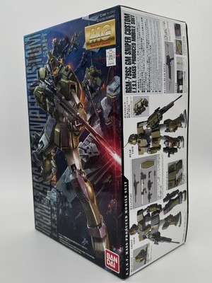 BANDAI 1/100 MG Gundam RGM-79SC GM Sniper Custom Plastic Model Kit