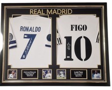 Cristiano Ronaldo Signed Real Madrid Jersey Framed Beckett