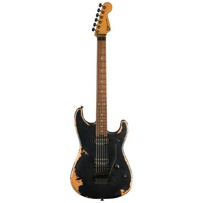 Charvel ProMod Relic San Dimas Style 1 HH FR P Electric Guitar (Weathered Black)
