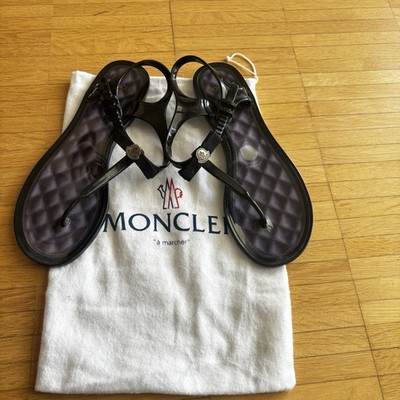 Moncler Badeschuhe Schwarz Gr.40