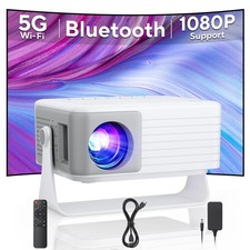 Proyector Compatible Con 1080p Con Soporte Para Cine En Casaexteriores Us New