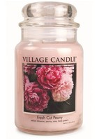 Village Candle Fresh Cut Peony, 170 Stunden Brenndauer - Duftkerze Im Glas