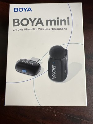BOYA mini-RXU Ultra-mini Wireless Lavalier Microphone 2.4GHz USC-B Transmitter