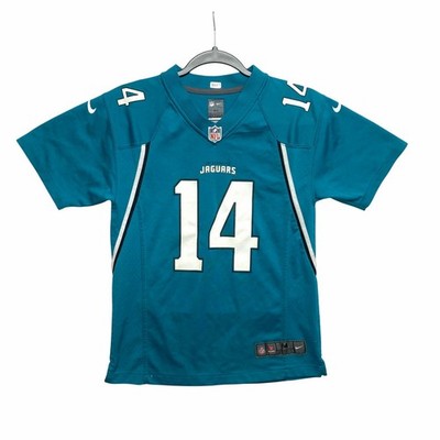 Jacksonville Jaguars Jersey Youth Medium Teal Justin Blackmon #14 NFL Football