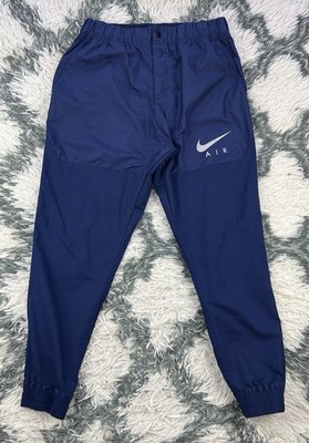 Nike Air Men s Blue Woven Jogger Slim Fit Active Pants 832204-429 Size Large