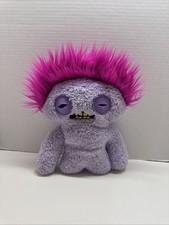 Fuggler Funny Ugly Monster Plush 9 in Hairy Fugg Edition Squidge Purple