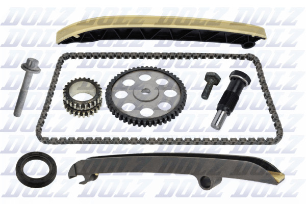 Dolz Steuerkettensatz FüR VW Polo 1.2 TSI Golf VI Skoda Yeti Roomster 6R 6C-image