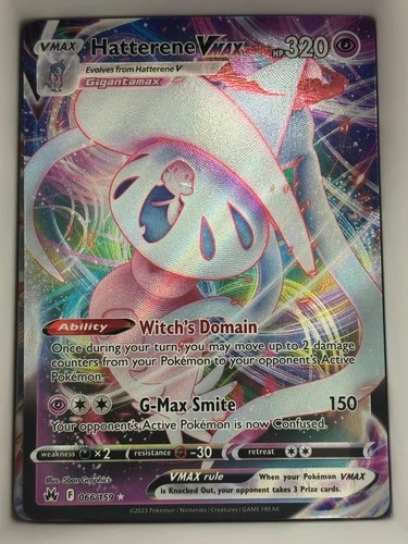 Hatterene VMAX Ultra Rare SWSH: Crown Zenith 066/159 NM
