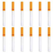 FXMHEHBB 12 Pcs Fake Puff Cigarettes, 3 Inch 3 inch/7.6 cm length , White