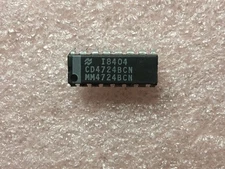 CD4724BCN IC LOGIC D-TYPE ADDRESSABLE LATCH 8-BIT PLASTIC DIP 16-PIN (LOT OF 2)