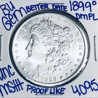 1899 O BU UNCIRCULATED MORGAN SILVER DOLLAR AUTHENTIC U.S.MINT FREESHIPPING 4095