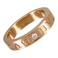 BVLGARI B.zero1 Essential Band Rose gold Diamond Ring