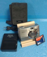 PENTAX Optio 330 Silver Compact Digital Camera Tested Working Seller Japan