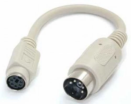 PS2 Keyboard to AT Convertor - 6 pin Mini Din F to 5 pin Male - Image 2 of 4