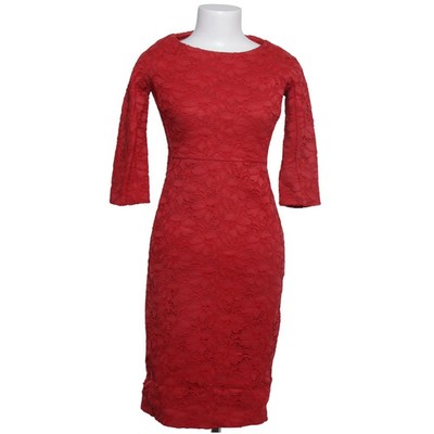 Vanilia, Kleid, Größe: 36, Rot, Baumwolle/Elasthan/Polyamid, Blumen, Spitze #zTO