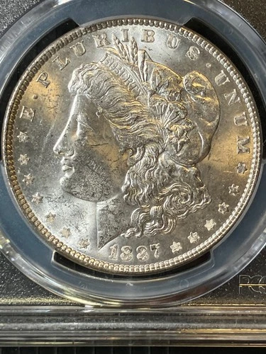 1887 MS63 Morgan Dollar, PCGS 61406598