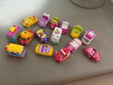 Shopkins Cutie Cars LOT of 15 Diecast Vehicles Metal MOOSE