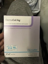 Industries Dermacol Ag Silver Collagen Dressing, 2x2, 10 Count
