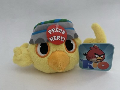 New Angry Birds Rio Nico Plush Animal Toy 5'' NWT Collection No Sound