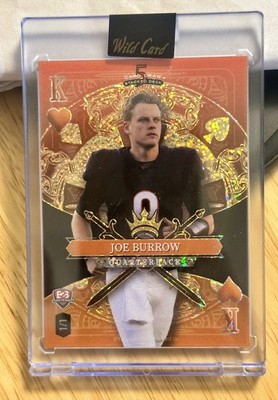 2026 Wild Card 5 Card Draw Stacked Deck Joe Burrow Dak Prescott B2B 1/1 