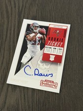 2018 Panini Contenders Rookie Ticket Variation Autographs 264 CARLTON DAVIS Auto