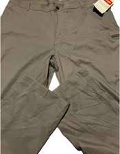 Wrangler Pants Men 40x30 Charcoal ATG Hybrid Performance Nylon Outdoors Hiking