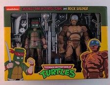 NECA Teenage Mutant Ninja Turtles - Crooked Ninja Turtle Gang & Rock Soldier 7in