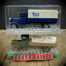 Pair of Mercedes Benz 1923 Historic Diesel Lorries/Vans/Trucks
