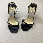 Jimmy Choo Heels Women’s 37 1/2 3.5 In Heel Multicolored Bling Slingback