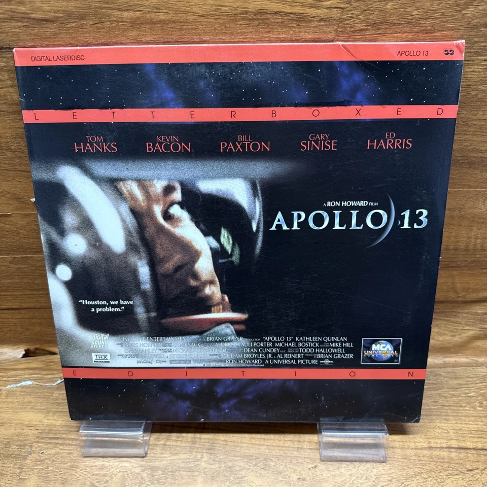 Apollo 13 Movie(Laserdisc 1995) Letterboxed Edition 2 Disc Set Tom Hanks Tested Foto 2 de 4