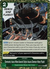 Demonic Aura Nine-Sword Style Asura Demon Nine Flash OP07-036
