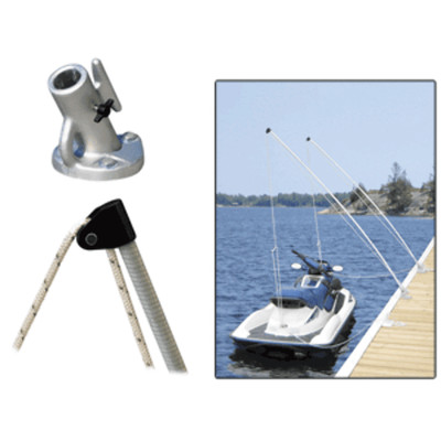 Dock Edge Economy Festmacher 8Ft 2000 LBS Boot 18'Ft 6Mts Max 3100-F
