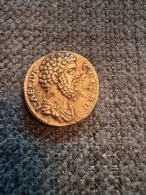 Ancient Roman Silver Denarius Marcus Aurelius Caesar Coin 4.15g