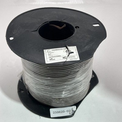 500' 2C/18 AWG Solid 18/2 Thermostat Cable Rated PVC Jacket Brown Spool 182TSTAT