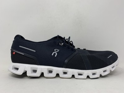 Men's On Cloud 5, Black/White, 12.5 D Medium US